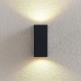 Φωτιστικό Τετράγωνο Διπλής Κατεύθυνσης 2xGU10 230V Polycarbonate IP54 Γραφίτη 3-0700211